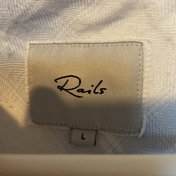 Rails light blue flannel - Picture 3 of 11